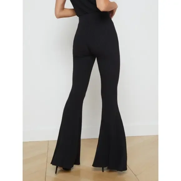 NWT L'agence Kiki H/R Pull on Flare Pant - L - Picture 2 of 5